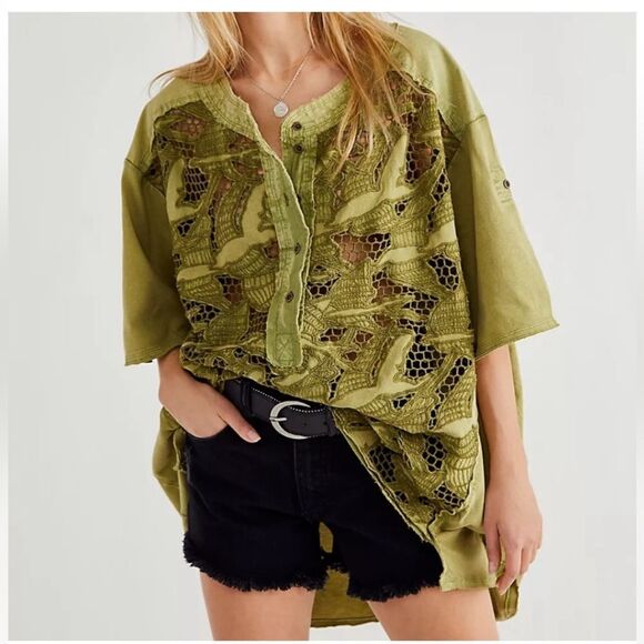 Free People Fly Away With Me Tee - Picture 2 of 4